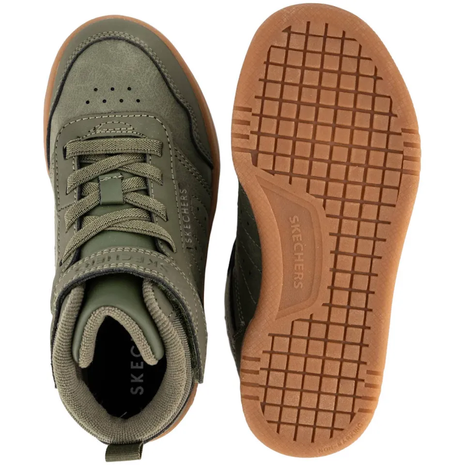 Skechers suèdelook sneakers - olijfgroen, foto 5