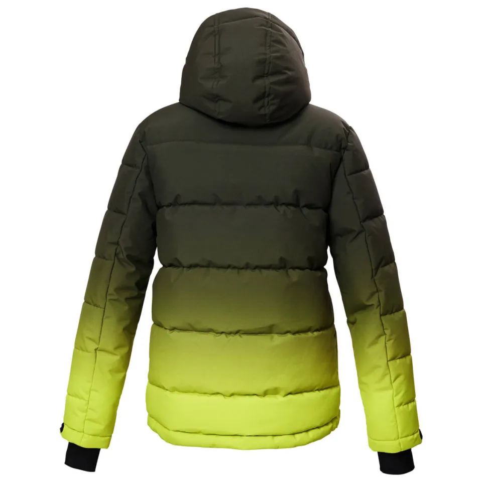 Killtec Boy's KSW 382 Ski Qltd Jacket - Ski-jas, olijfgroen, foto 2