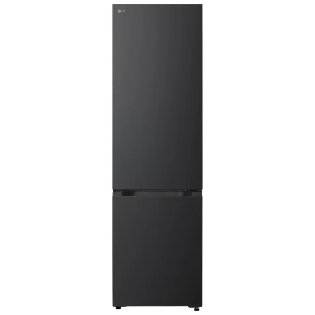LG GBBS322BEV koel-vriescombinatie, 375 liter, No Frost Zwart