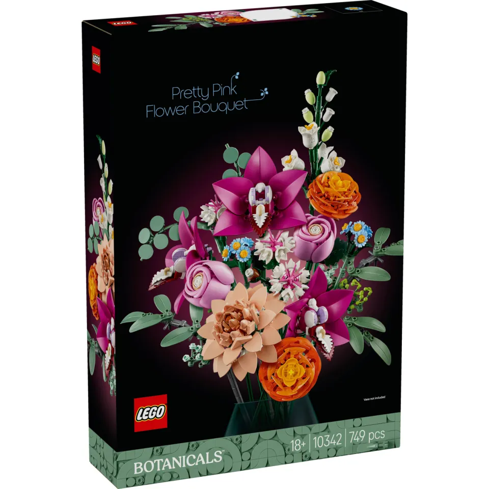 Lego Botanical Collection Roze boeket bloemen decoratie 10342, foto 4