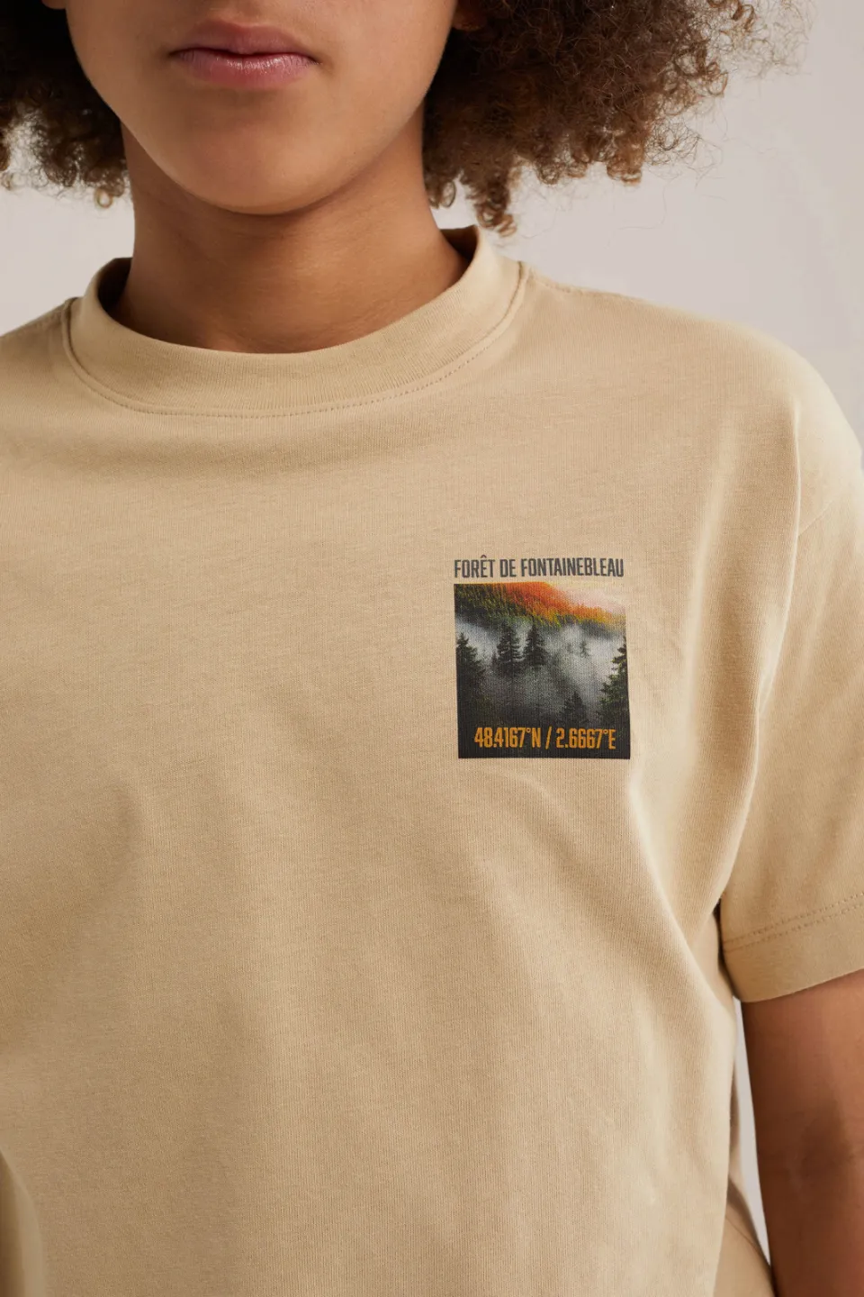 WE Fashion t-shirt met backprint zand, foto 5