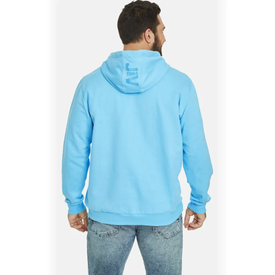 Jan Vanderstorm +FIT Collectie hoodie JEPPE Plus blauw, foto 3