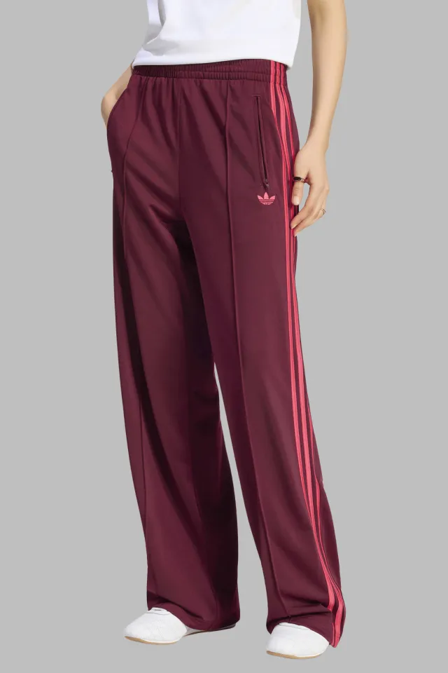Adidas Originals Firebird loose fit broek donkerrood rood, foto 3