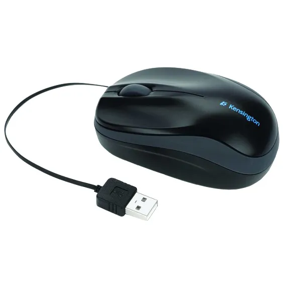Kensington Pro Fit intrekbare mobiele muis zwart