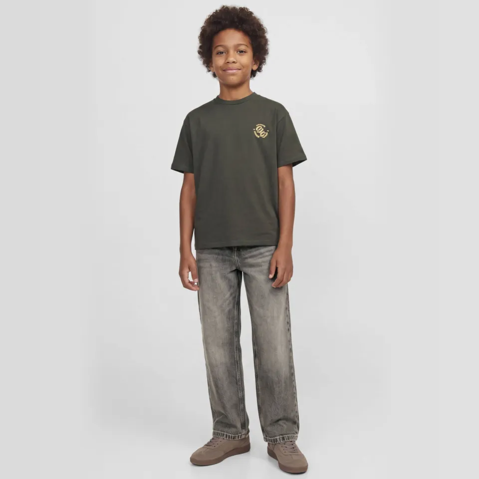 Jack & Jones JUNIOR baggy jeans JJIALEX JJCREW - grijs Grey Denim