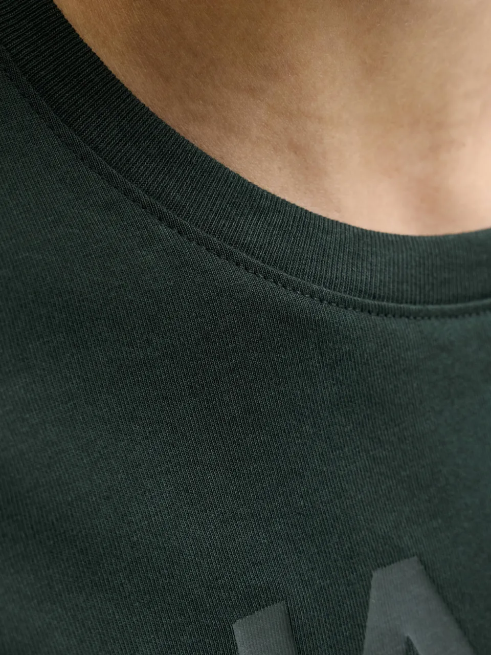 Jack & Jones junior t-shirt donkergroen diep donkergroen, foto 6