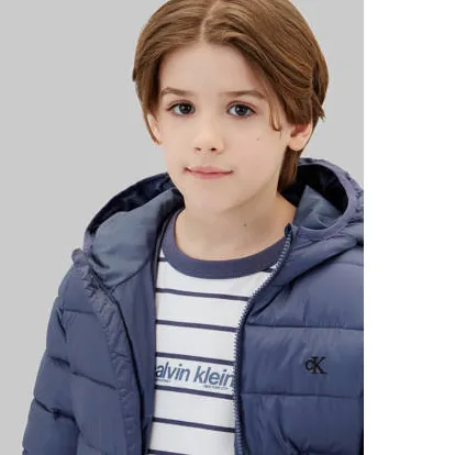 Calvin Klein gewatteerde winterjas blauw, foto 3