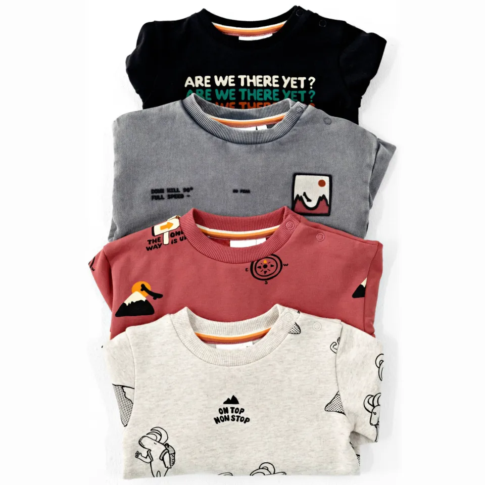 Feetje sweater Mountain Top - ecru/grijs, foto 4