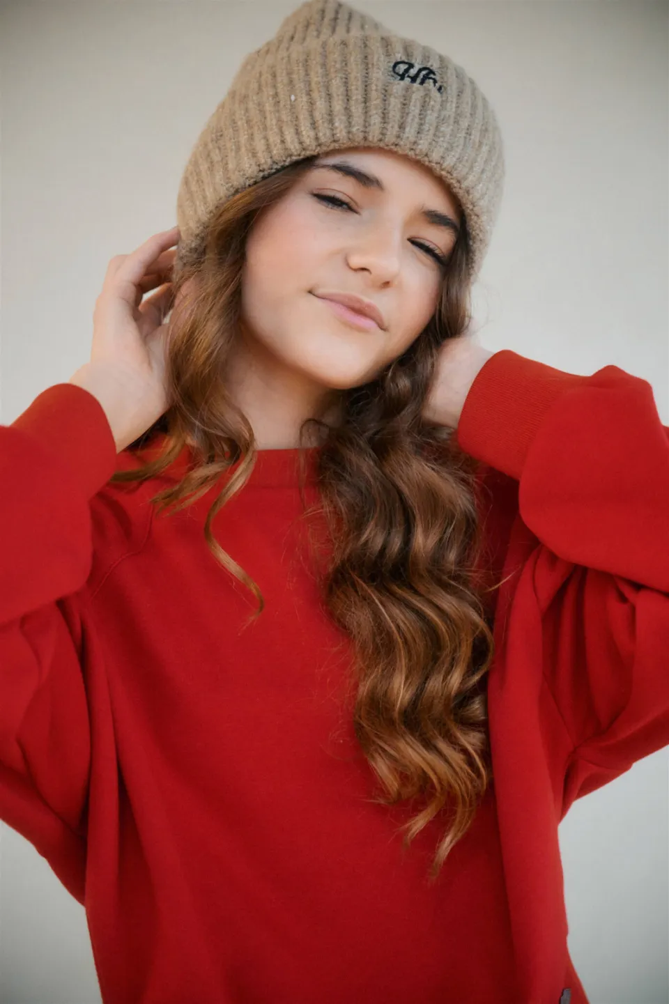 NoBell’ sweater rood, foto 5