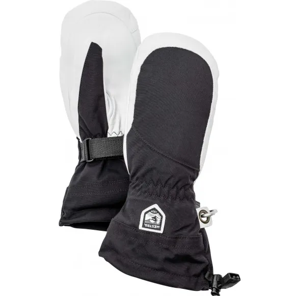 Hestra Women's Heli Ski Mitt - Handschoenen, grijs Zwart