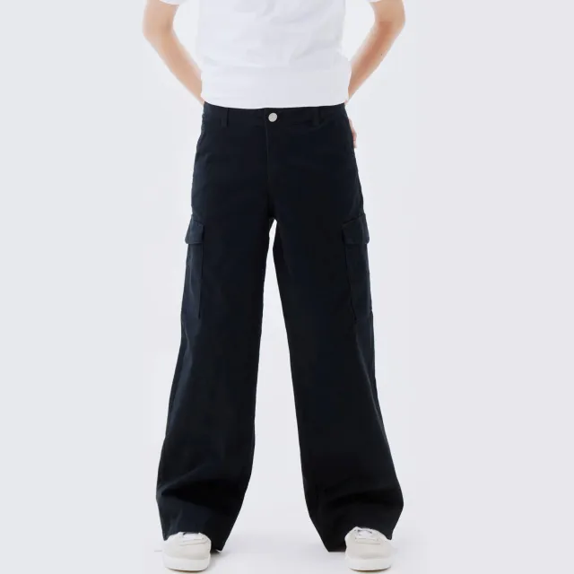 NAME IT NKFROSE wide leg cargobroek zwart, foto 3