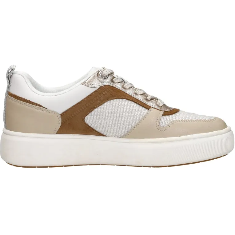 Tamaris sneakers laag beige