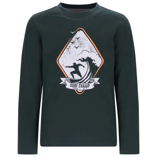 TYGO & vito jersey longsleeve donkergroen