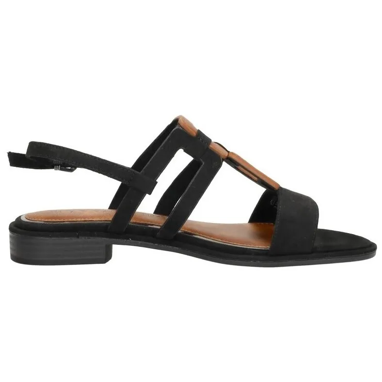 Marco Tozzi sandalen zwart