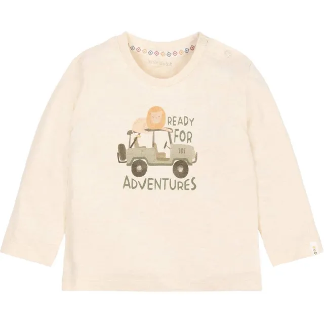 Little Dutch longsleeve met print beige, foto 2