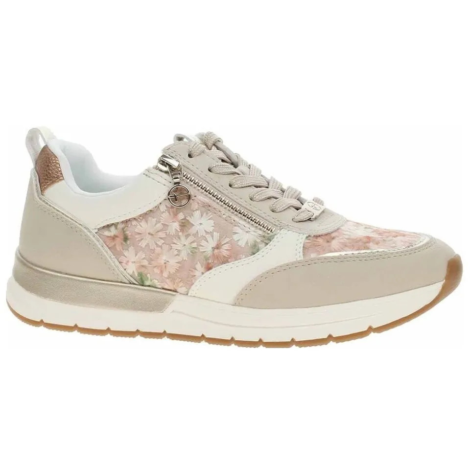 Tamaris lage sneakers beige, foto 3