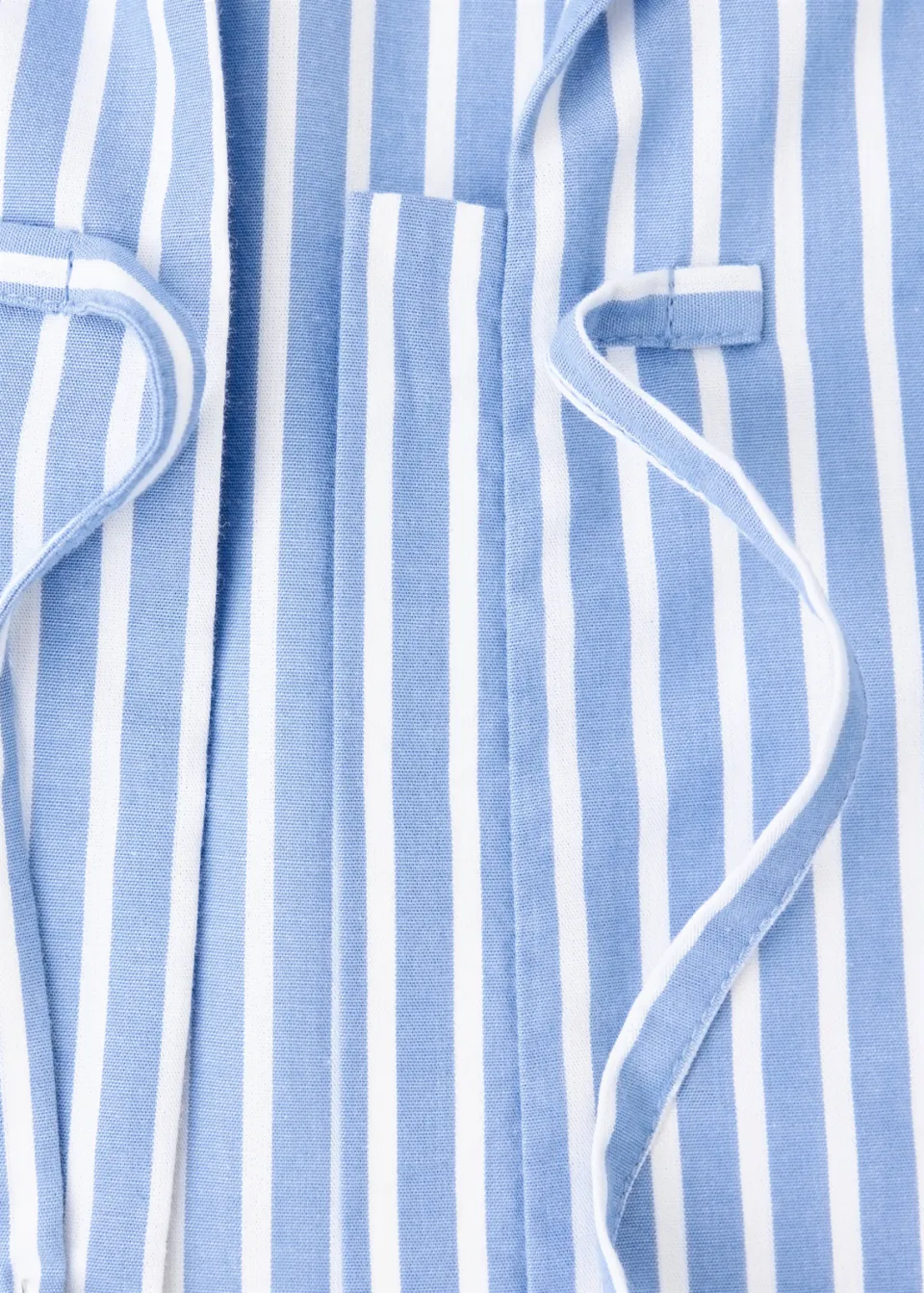Mango Teen blousetop met krijtstreep lichtblauw, foto 8