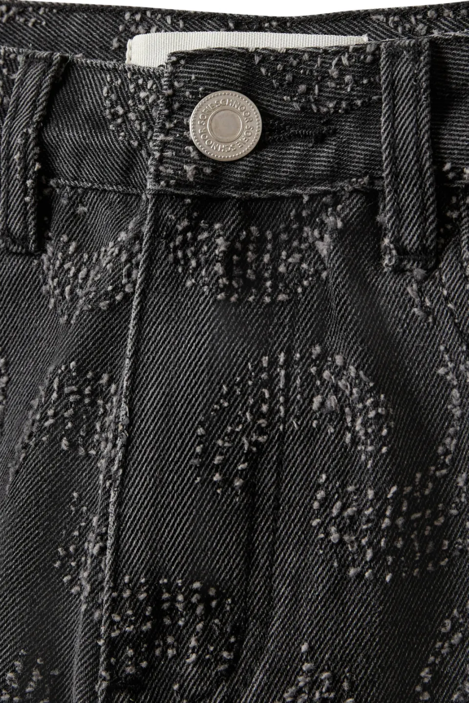 Sofie Schnoor girls barrel jeans met print - grijs, foto 3