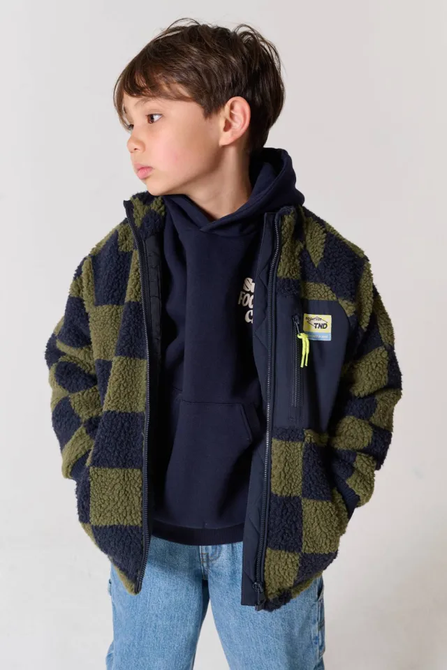 Tumble 'n Dry Cody teddy jas olijfgroen