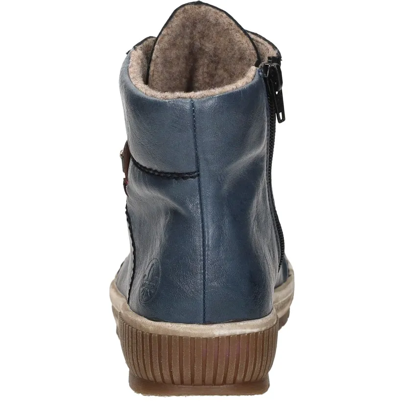 Rieker veterboots blauw, foto 6