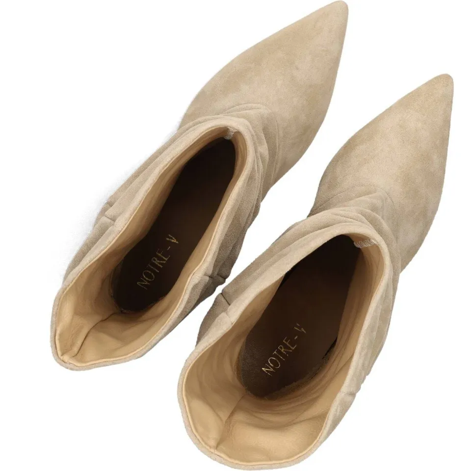 Notre-V Enkellaarsjes Jenna Beige, foto 3