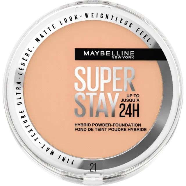 Maybelline New York SuperStay 24H Hybrid matte poeder foundation - 21 multicolor