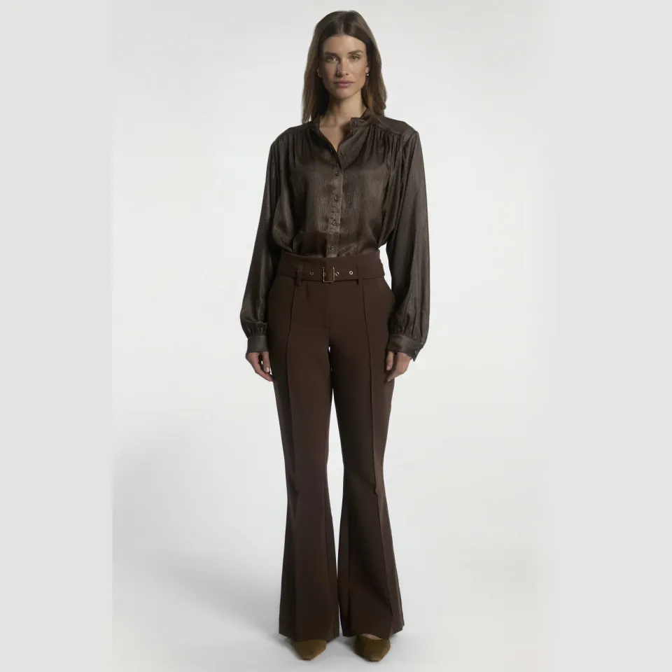 Aaiko Liv blouse bruin, foto 3