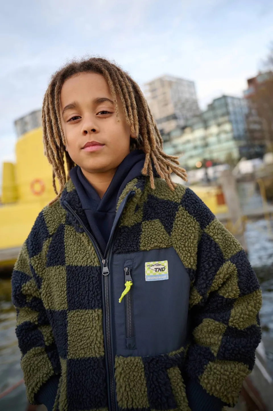 Tumble 'n Dry Cody teddy jas olijfgroen, foto 4