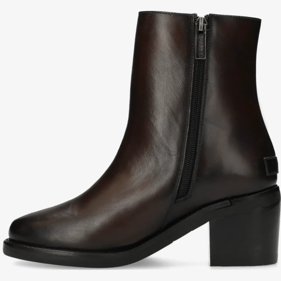 Shabbies Amsterdam PARKER NALA boot mid leather Dark Brown, foto 2