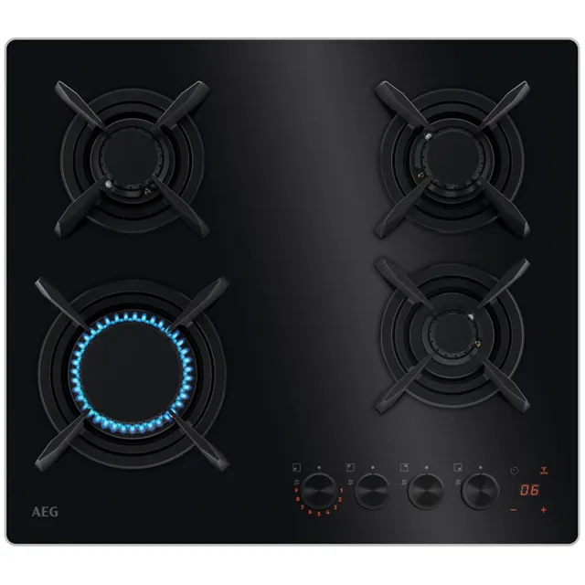 AEG HKB64453NB gaskookplaat zwart