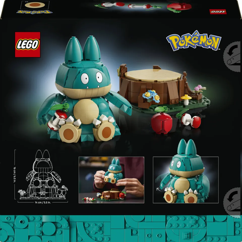 Lego Pokémon Munchlax Figuur Bouwpakket voor Volwassenen 72150, foto 5