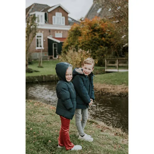 Koko Noko gewatteerde winterjas zwart, foto 3