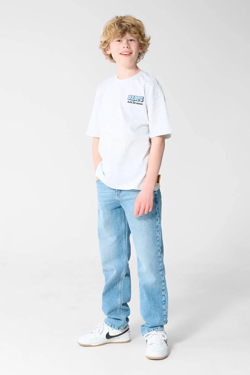 Shoeby T-shirt met backprint lichtgrijs