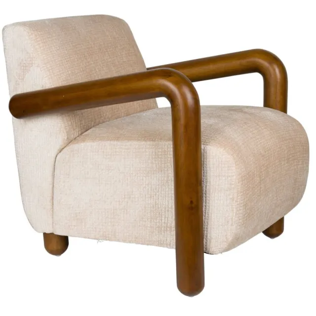 Dutchbone Lounge Chair Robinson Beige