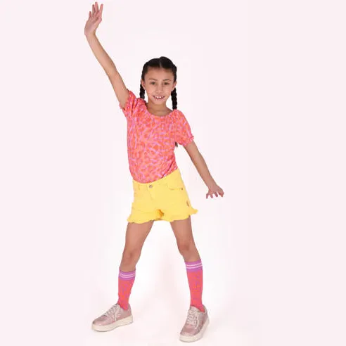 B.Nosy Portia denim short geel, foto 2