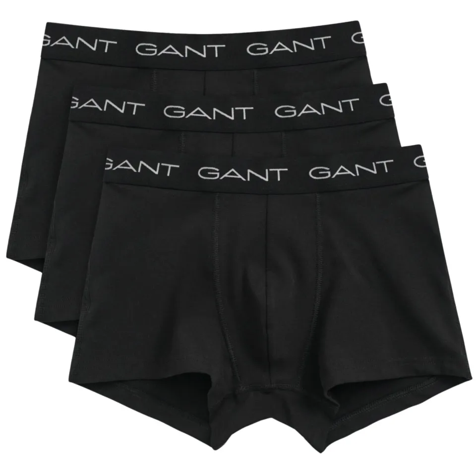 Gant Trunk boxershorts 3-pack zwart, foto 3