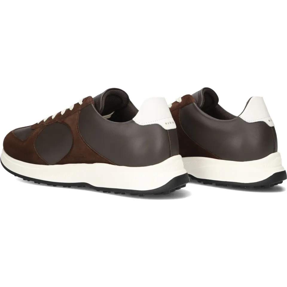 Nubikk suède sneakers - donkerbruin, foto 5