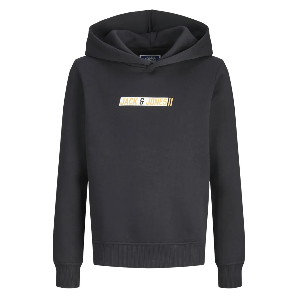 Jack & Jones JUNIOR hoodie met logo - zwart, foto 2