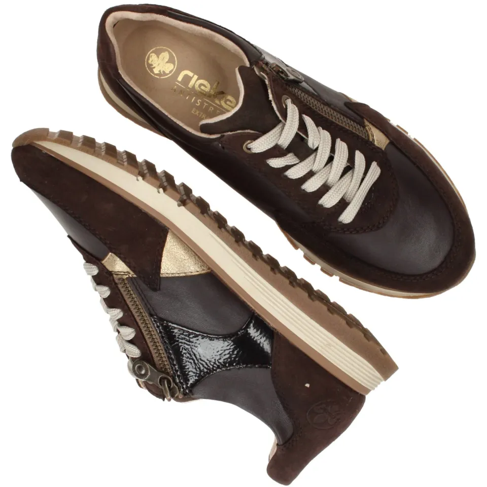 Rieker sneaker middelbruin, foto 7