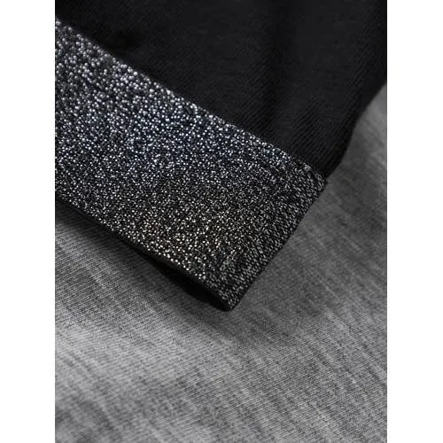 NAME IT bh top set van 2 zwart/grijs melange, foto 4