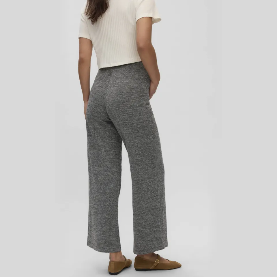 Vero Moda Maternity wide leg zwangerschapsbroek donkergrijs, foto 5