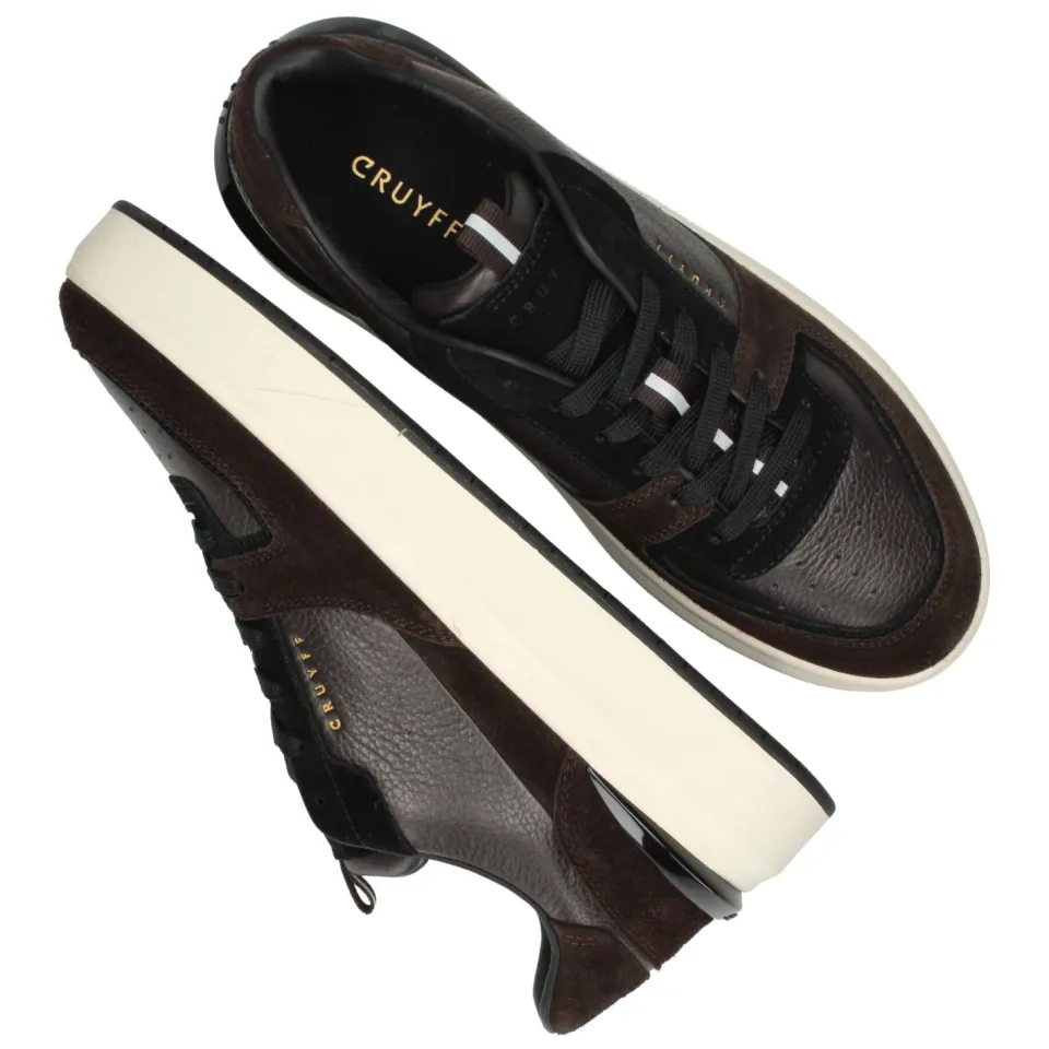 Cruyff Surefire Tennis sneaker donkerbruin, foto 4