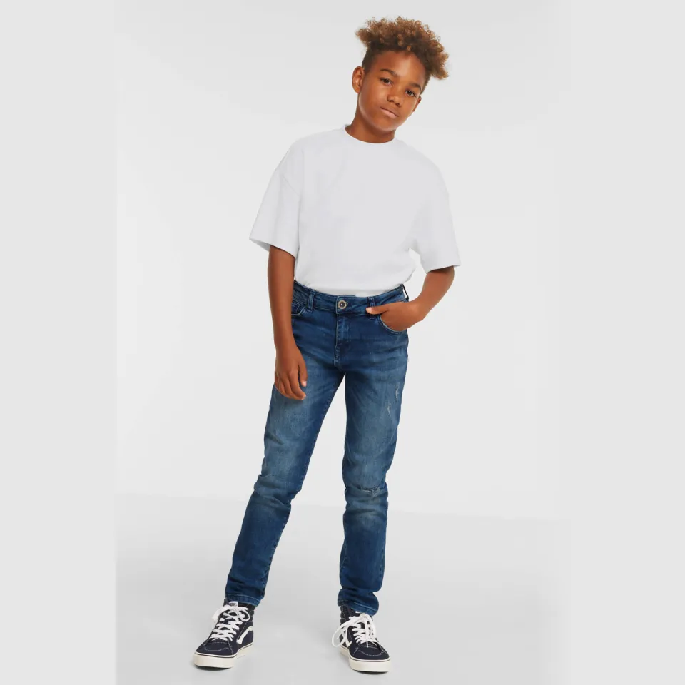 Cars ROCKY regular fit jeans met slijtage - donkerblauw Dark blue denim