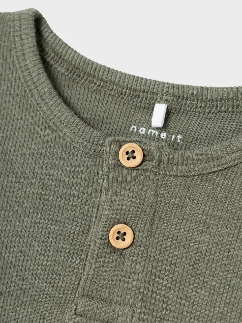 NAME IT MINI NMMKAB longsleeve olijfgroen, foto 3