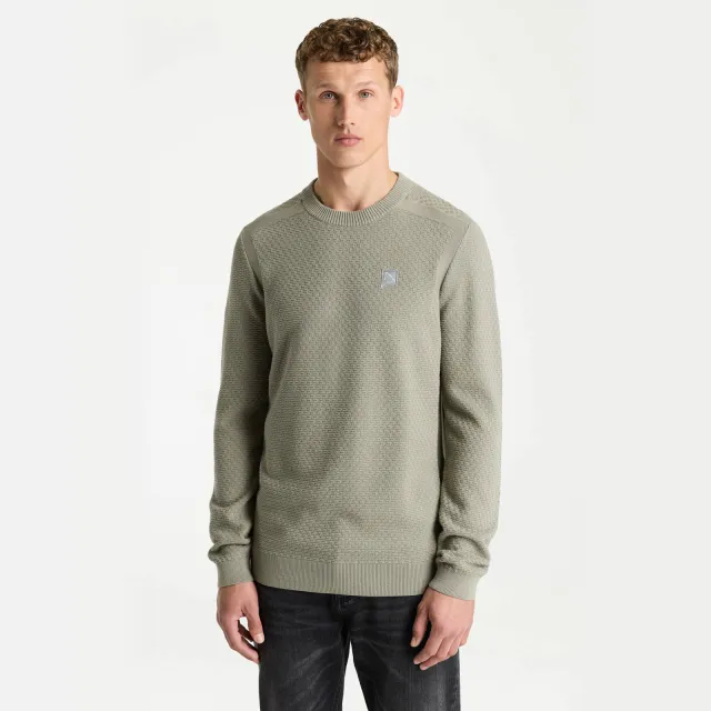 CHASIN' regular fit gebreide trui - shadow