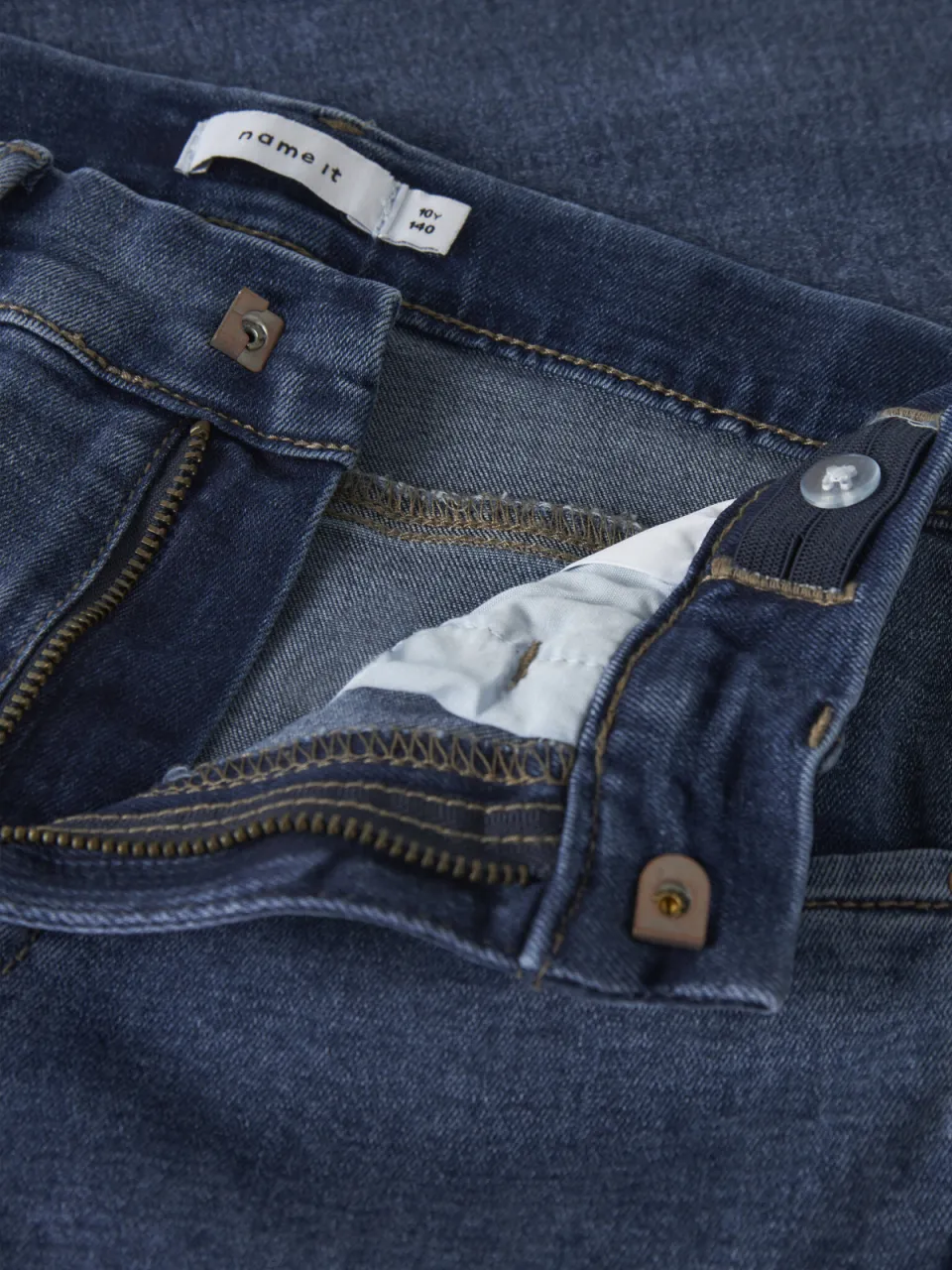 NAME IT KIDS wide leg jeans NKFROSE medium blue denim, foto 8