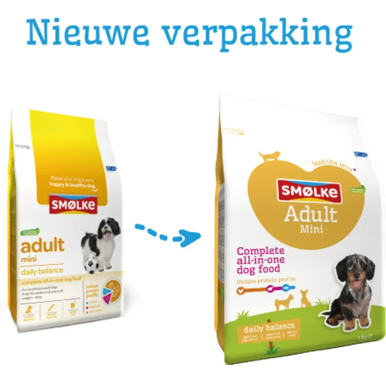 Smolke Adult Mini hondenvoer 3 kg, foto 2