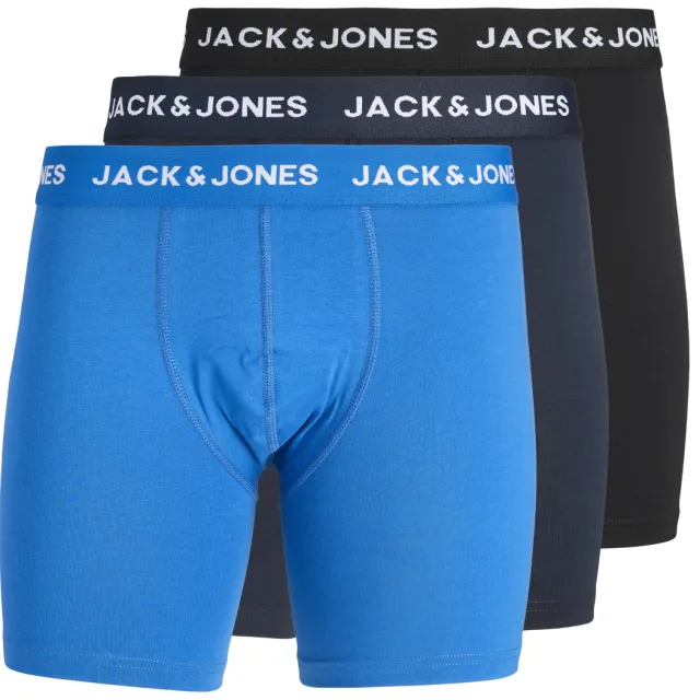 Jack & Jones Carl boxershorts 3-pack blauw/zwart