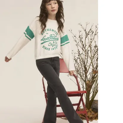 Levi's high waist flared jeans grey denim, foto 3