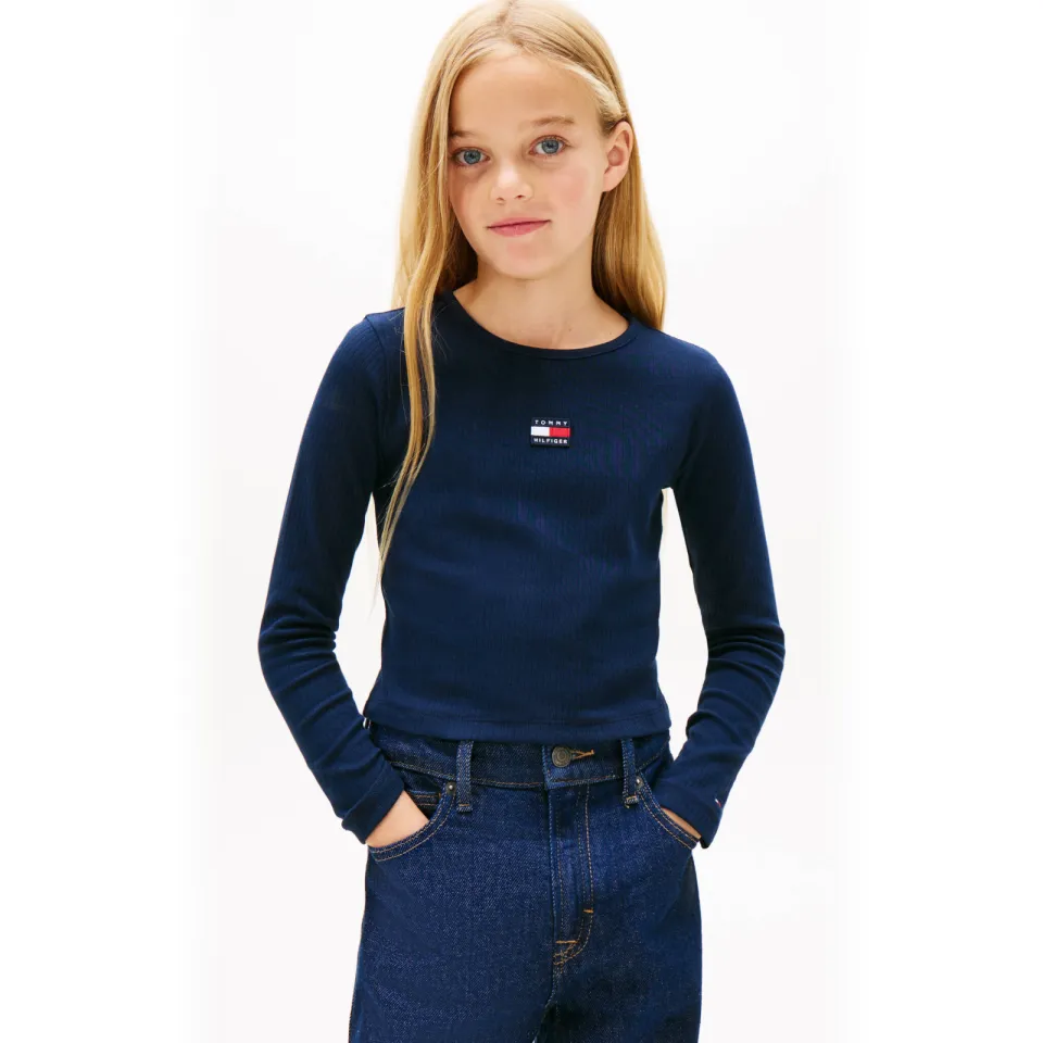 Tommy Hilfiger longsleeve donkerblauw, foto 5